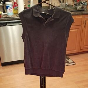 Fear of God Dark Gray Short Sleeve Polo